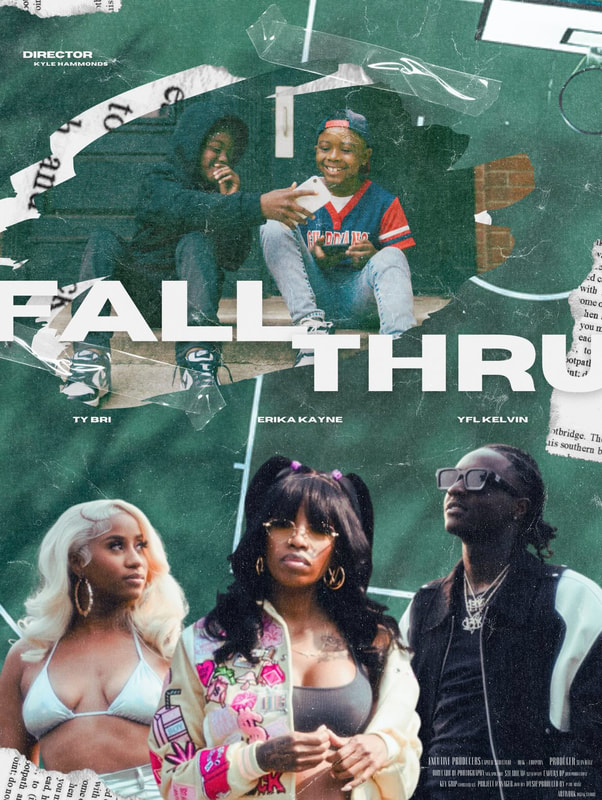 YFL Kelvin, Erika Kayne, & Ty Bri connects for the visual to 'Fall Thru', dir. by @kylealexanderhammonds