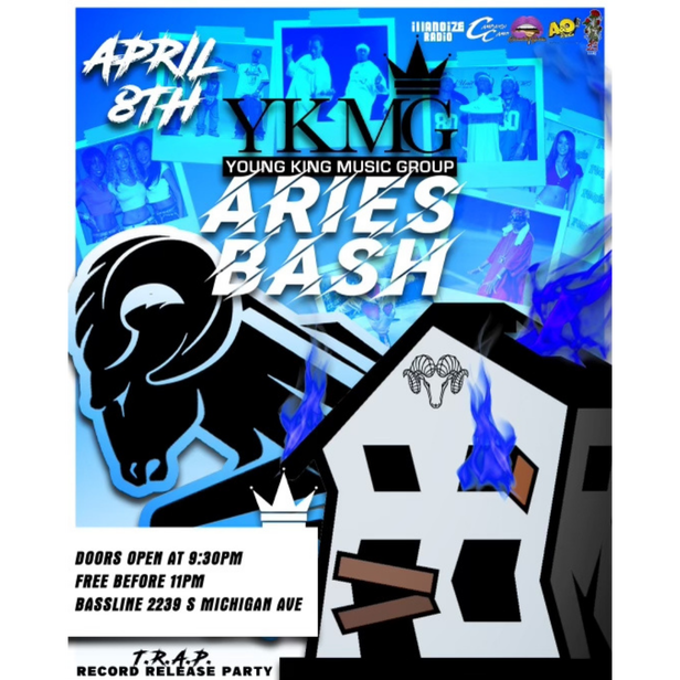YKMG Presents Aries Bash At Chicago's Bassline April 8th