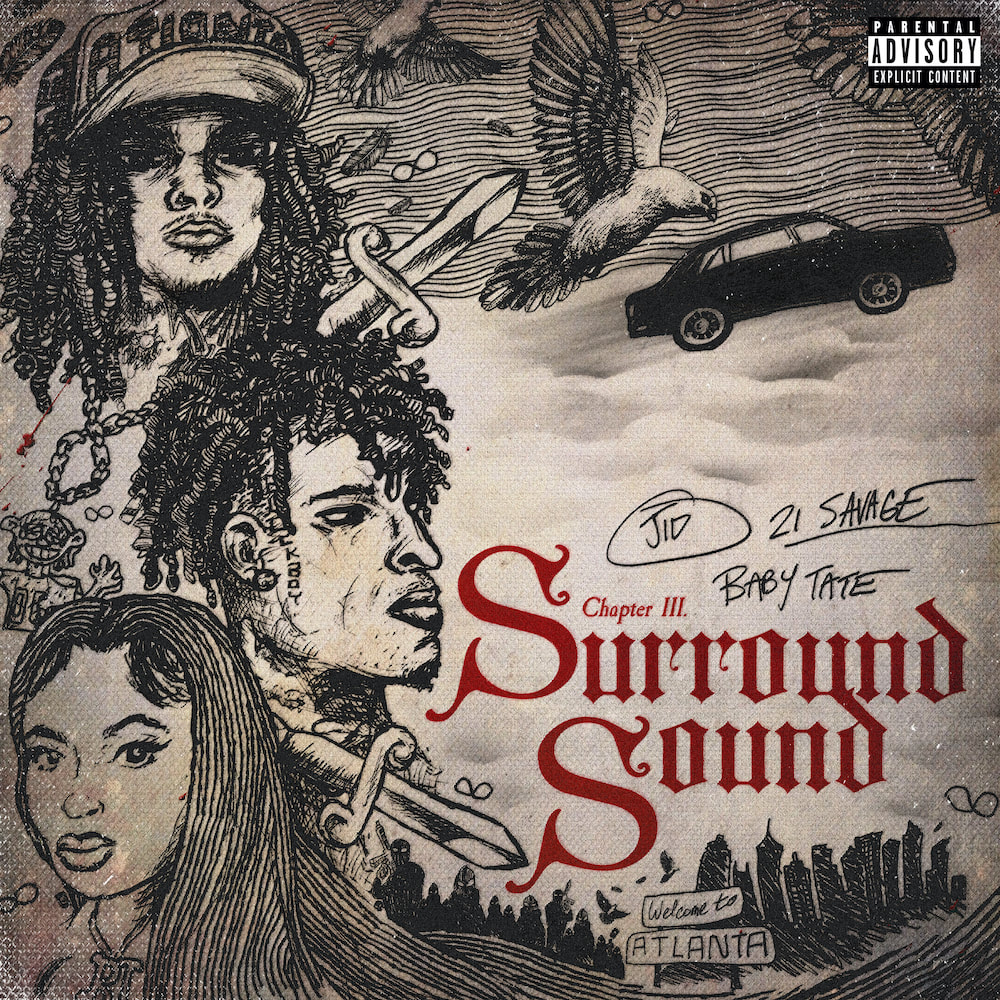 J.I.D releases 'Surround Sound' featuring 21 Savage & Baby Tate