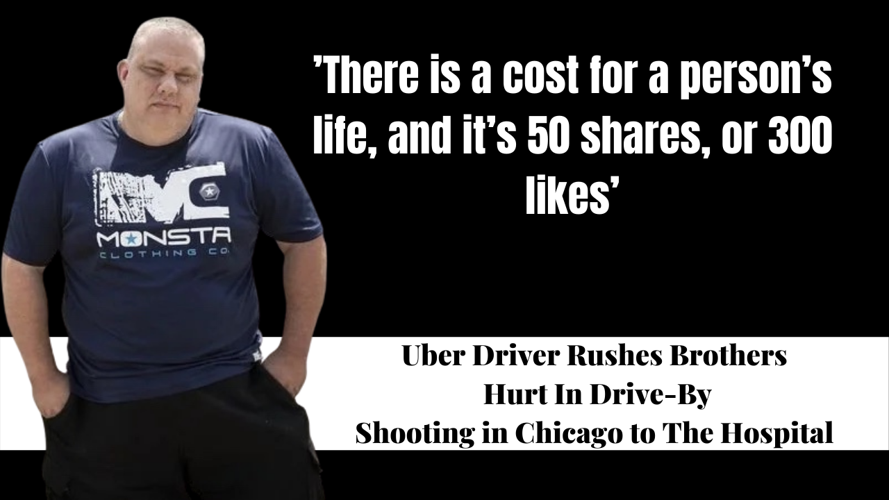 Uber Driver Rushes Brothers Shot in Chicago Drive-By to The Hospital | iLLANOiZE Radio