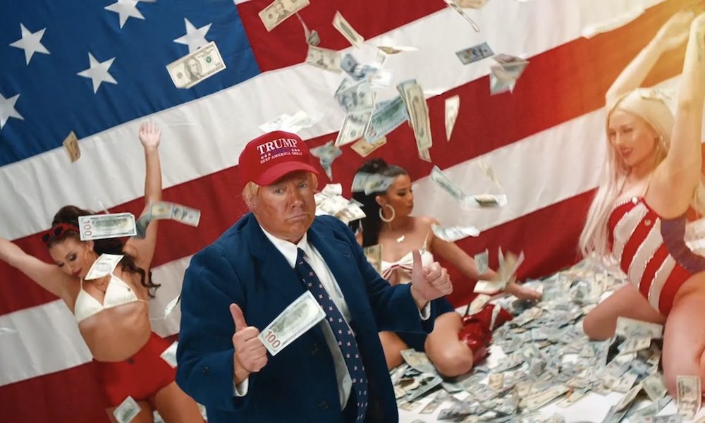 YG releases the visual to his track 'Jealous', featuring a comical Donald Trump impersonation.